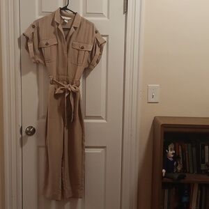 H&M Tan Jumpsuit
